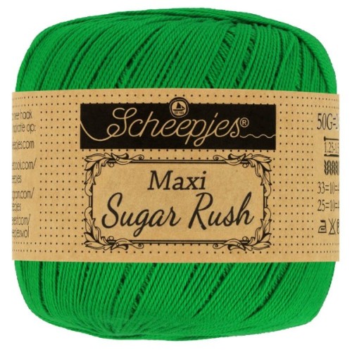 Kordonek Maxi Sugar Rush 606 zieleń trawiasta
