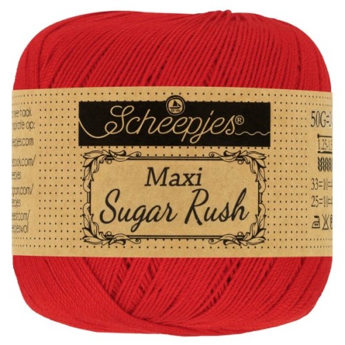 Kordonek Maxi Sugar Rush 722 czerwony