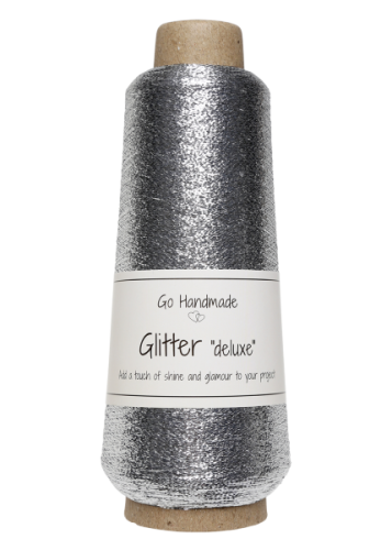 Nić metalizowana Glitter Deluxe, 18100 srebrny