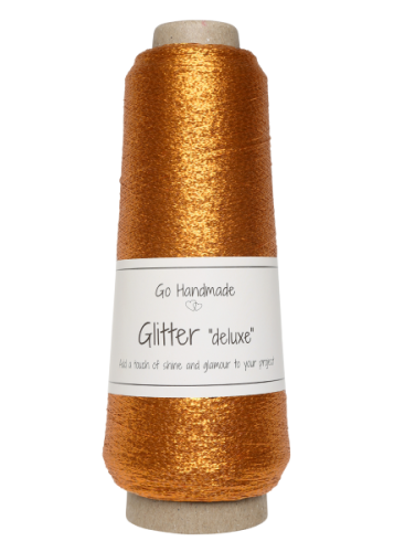 Nić metalizowana Glitter Deluxe, 18103 terrakota