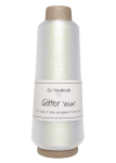 Nić metalizowana Glitter Deluxe, 18104 biały