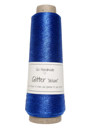 Nić metalizowana Glitter Deluxe, 18110 kobalt