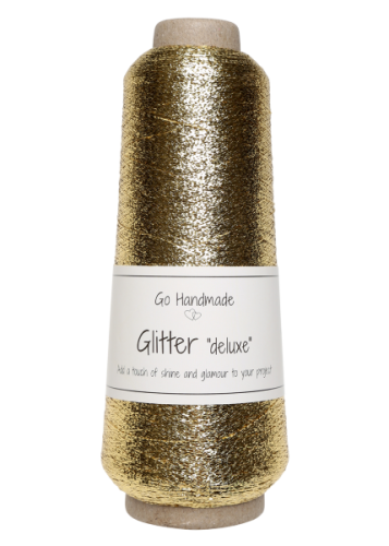 Nić metalizowana Glitter Deluxe, 18115 czyste złoto