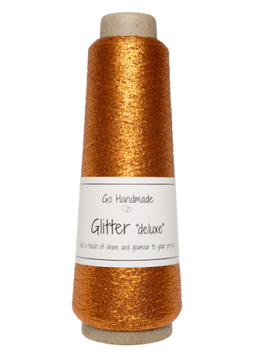 Nić metalizowana Glitter Deluxe, 18123 terrakota