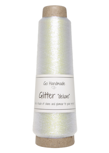 Nić metalizowana Glitter Deluxe, 18124 biały