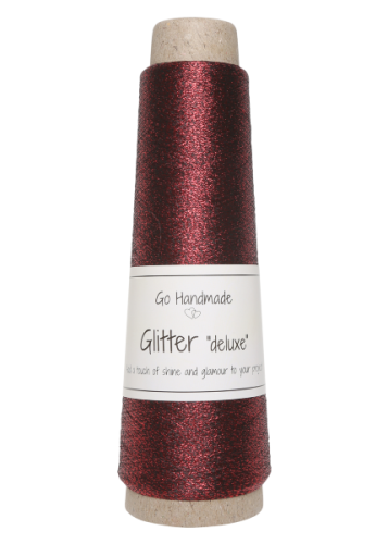 Nić metalizowana Glitter Deluxe, 18125 bordowy