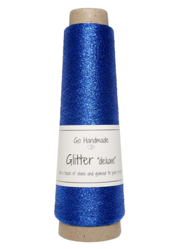 Nić metalizowana Glitter Deluxe, 18130 kobalt
