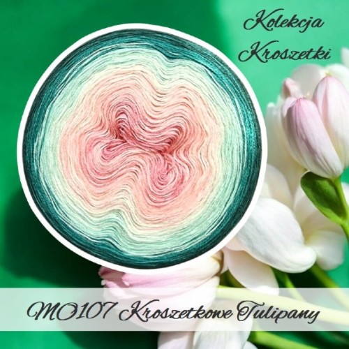 OMBRE Classic MO107 Kroszetkowe Tulipany