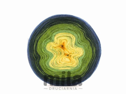 OMBRE Classic MO14 /ZŁOTY, ZIELONA ŻABKA, PAPROĆ, JODŁA, NIEBO O PÓŁNOCY/