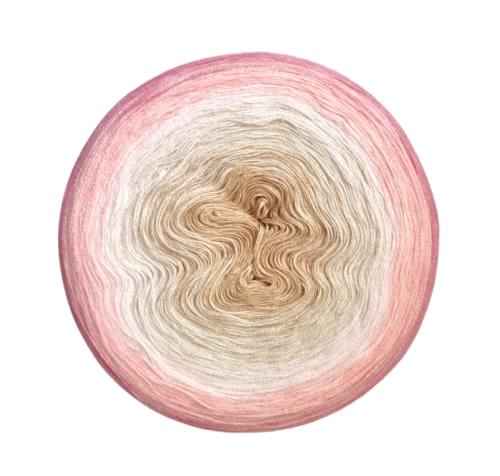 OMBRE Classic MO68 /BEŻ, MUSZLA, PASTELOWY RÓŻ, RÓŻOWY, ANEMON/