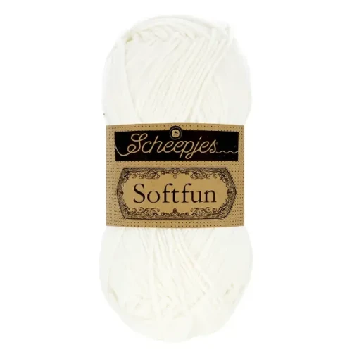 Włóczka Scheepjes Softfun 2412 biały