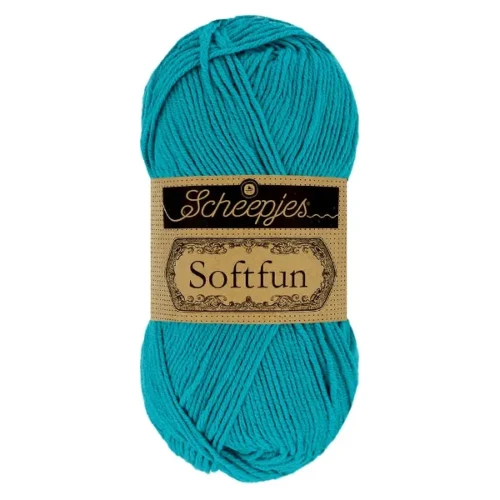 Włóczka Scheepjes Softfun 2511 turkus