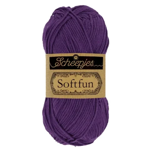 Włóczka Scheepjes Softfun 2515 ciemny fiolet