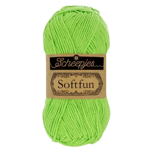 Włóczka Scheepjes Softfun 2516 limonka