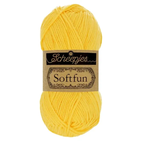 Włóczka Scheepjes Softfun 2518 żółty