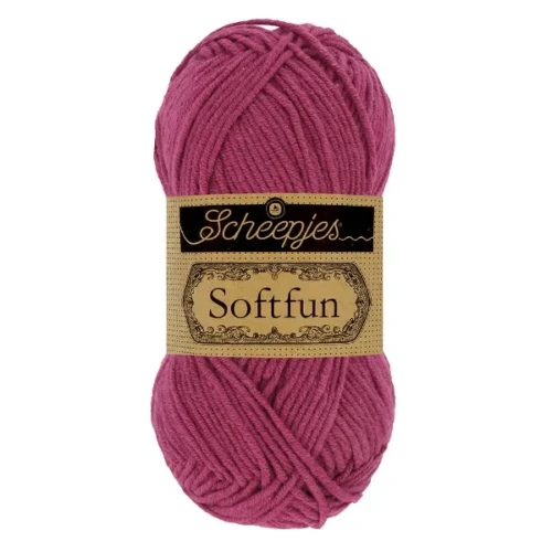 Włóczka Scheepjes Softfun 2534 ciemny wrzos