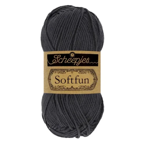 Włóczka Scheepjes Softfun 2601 grafit