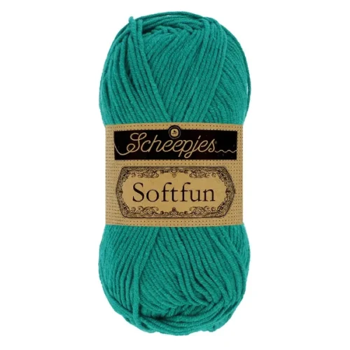 Włóczka Scheepjes Softfun 2604 szmaragd