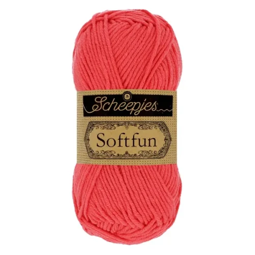 Włóczka Scheepjes Softfun 2607 koral