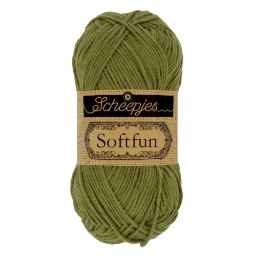 Włóczka Scheepjes Softfun 2616 oliwka