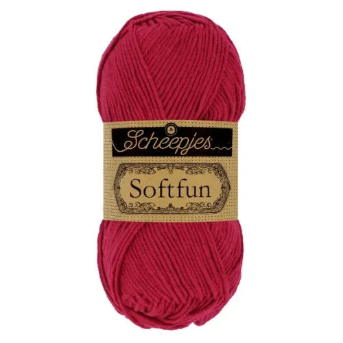 Włóczka Scheepjes Softfun 2617 malinowy