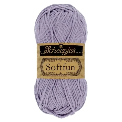Włóczka Scheepjes Softfun 2619 brudny fiolet