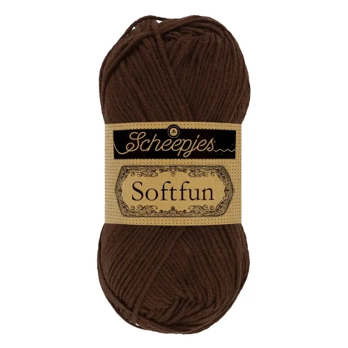 Włóczka Scheepjes Softfun 2623 brąz