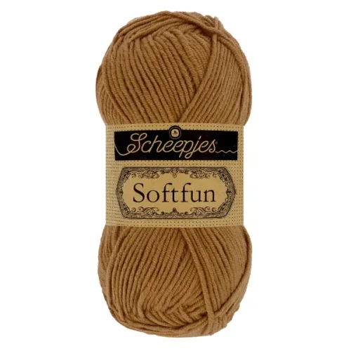 Włóczka Scheepjes Softfun 2633 brązowy