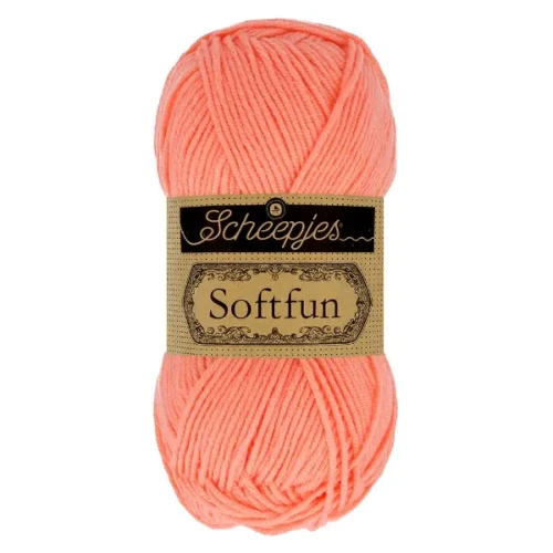 Włóczka Scheepjes Softfun 2636 jasny koral