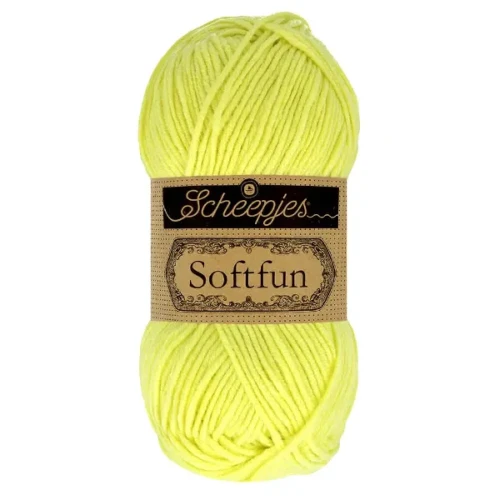 Włóczka Scheepjes Softfun 2638 jasna limonka