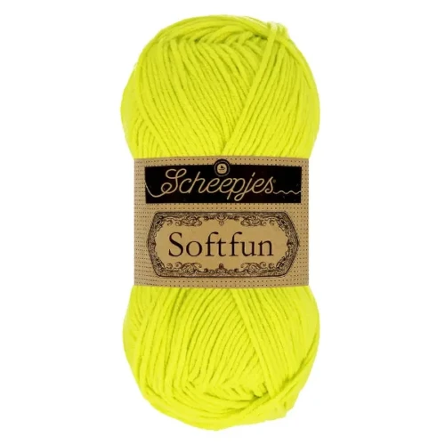 Włóczka Scheepjes Softfun 2641 cytryna