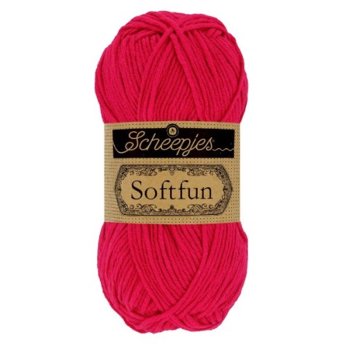 Włóczka Scheepjes Softfun 2654 magenta