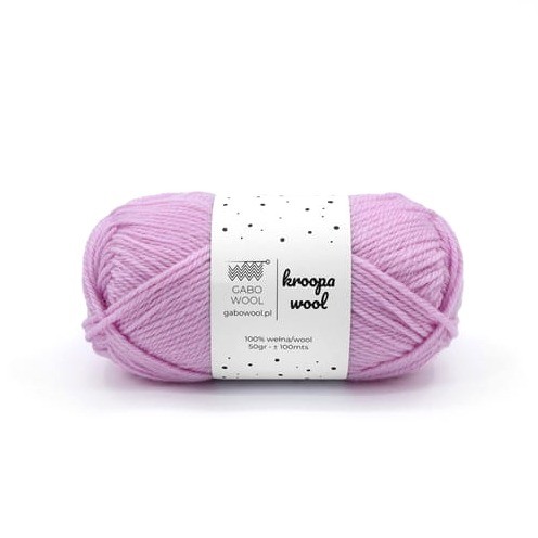 Włóczka GABO KROOPA WOOL 0054 wata cukrowa
