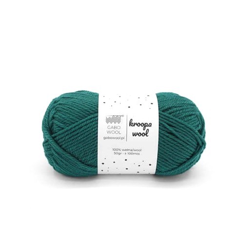 Włóczka GABO KROOPA WOOL 0173 morska zieleń