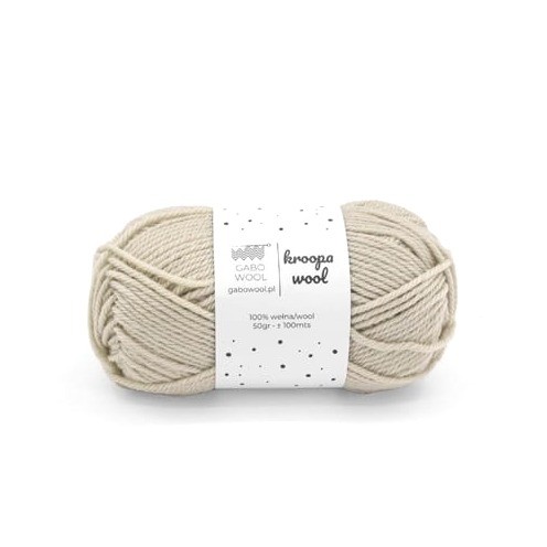 Włóczka GABO KROOPA WOOL 0217 marcepan
