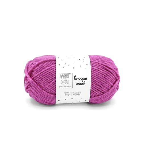 Włóczka GABO KROOPA WOOL 0343 róż
