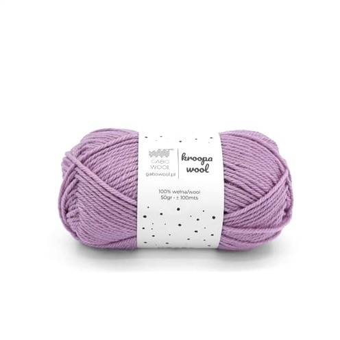 Włóczka GABO KROOPA WOOL 0386 wrzos
