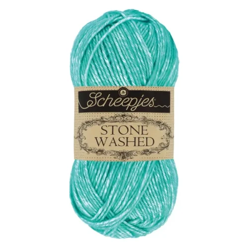 Włóczka Scheepjes Stone Washed 824 turkus