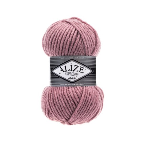 Włóczka Alize Superlana MAXI 204 brudny róż