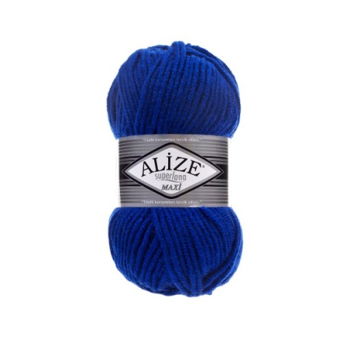 Włóczka Alize Superlana MAXI 141 royal blue