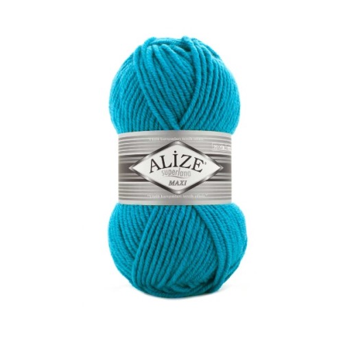 Włóczka Alize Superlana MAXI 484 turkus