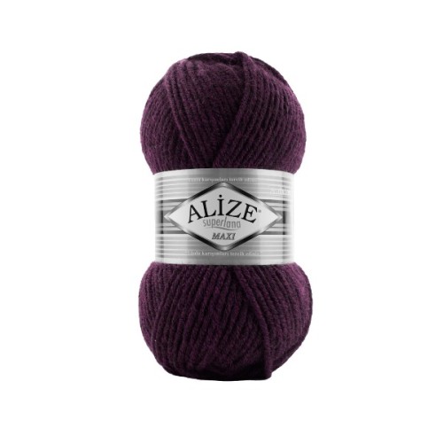 Włóczka Alize Superlana MAXI 883 śliwka