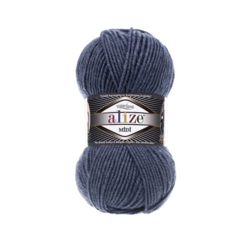 Włóczka Alize Superlana MIDI 203 jeans