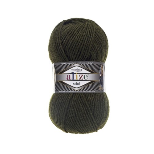 Włóczka Alize Superlana MIDI 241 zielony leśny
