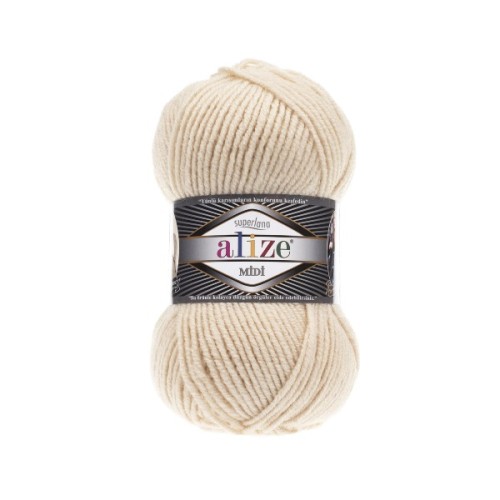 Włóczka Alize Superlana MIDI 310 naturalny
