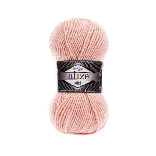 Włóczka Alize Superlana MIDI 523 krystaliczny róż