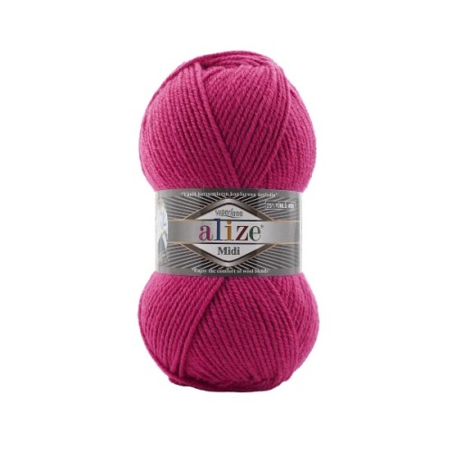 Włóczka Alize Superlana MIDI 798 malinowy róż