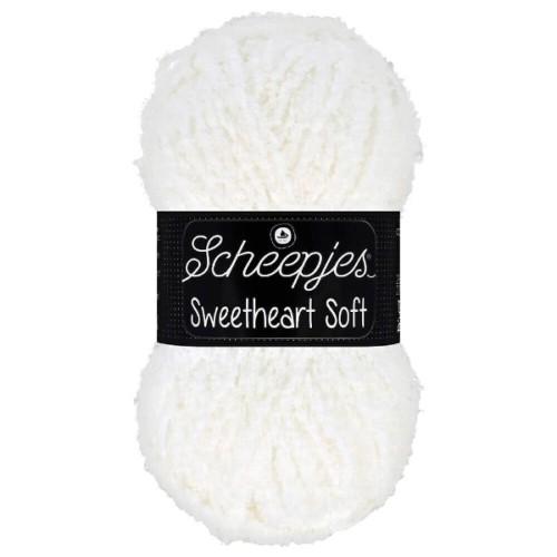 Włóczka Scheepjes Sweetheart Soft 01 śmietanka