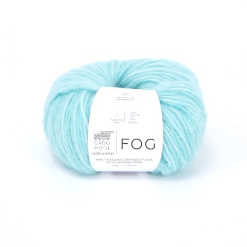 Włóczka GABO WOOL Fog 6230 turkus