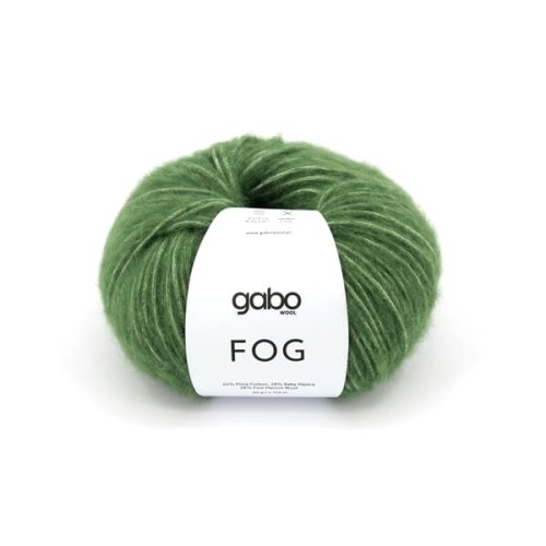 Włóczka GABO WOOL Fog 6350 zielony mech